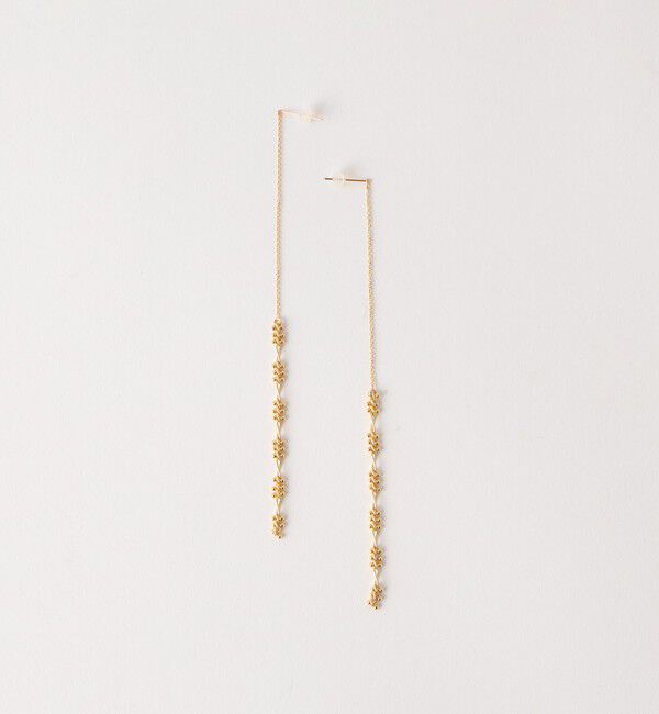 UNITED ARROWS green label relaxing「＜EO＞ チェーン ピアス」|ピアス|GOLD