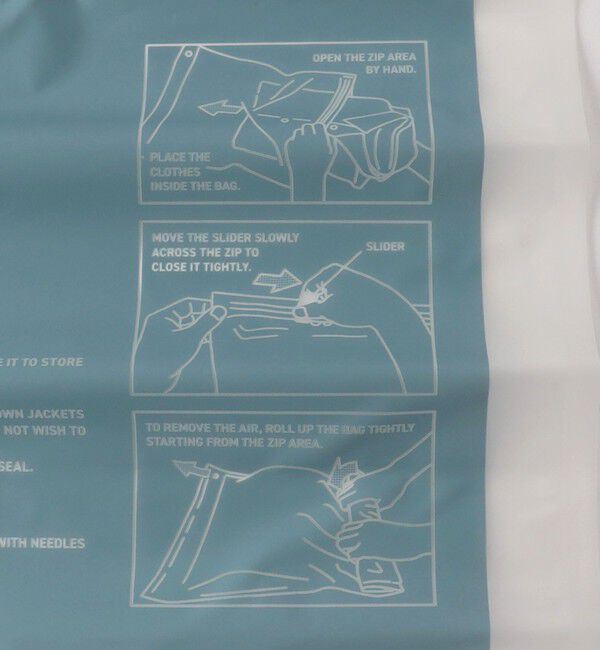 UNITED ARROWS green label relaxing「＜nahe＞ロールアップストレージバッグ S 3枚セット 圧縮袋」|トラベルグッズ|