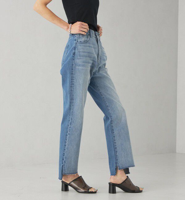 EMMEL REFINES「＜EMMEL REFINES＞EM カットオフ スキニー デニムパンツ」|デニム|