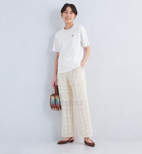 UNITED ARROWS green label relaxing「＜LACOSTE＞ワンポイント ソフトタッチ Tシャツ」|Tシャツ・カットソー|