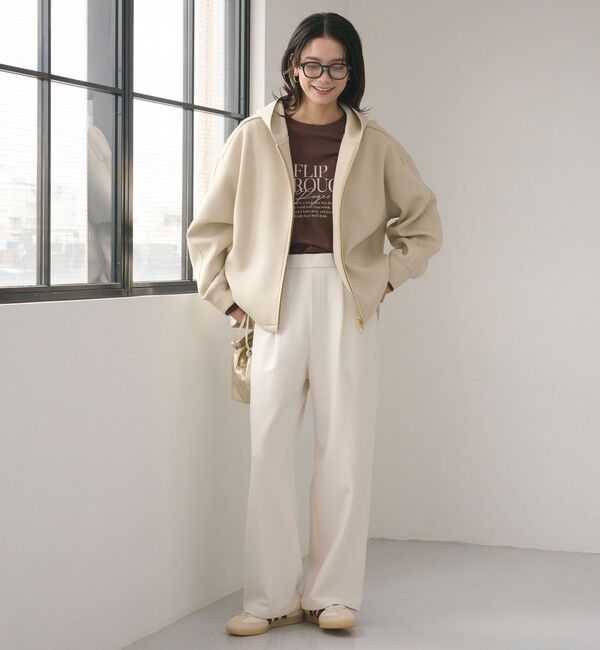 UNITED ARROWS green label relaxing「ダンボール ジップ フーディ」|パーカー|