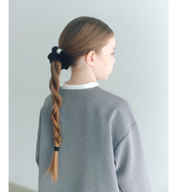 UNITED ARROWS green label relaxing「ビッグモチーフ付き シュシュ  / キッズ」|ヘアゴム・シュシュ|