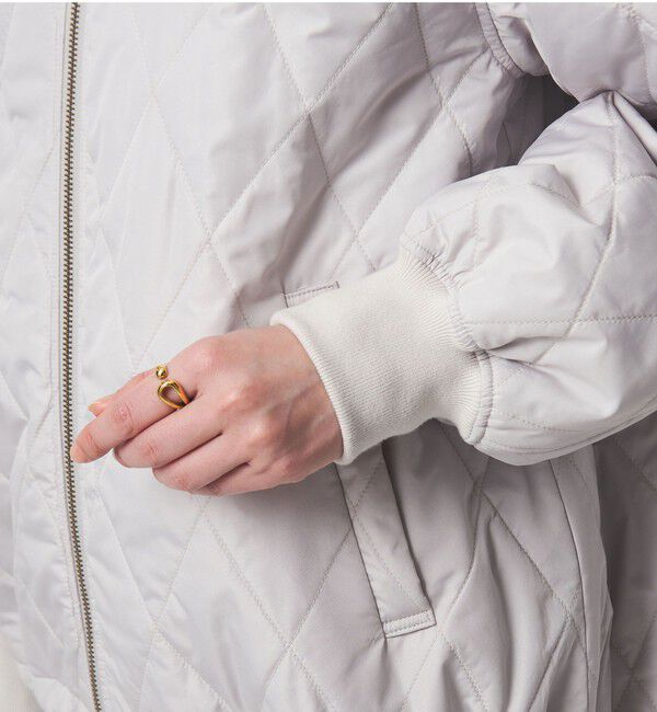 UNITED ARROWS green label relaxing「ダイヤ キルティング ブルゾン 撥水」|ブルゾン・スタジャン|