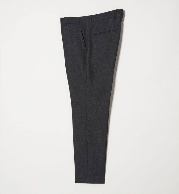 BEAUTY&YOUTH UNITED ARROWS「【WEB限定 WARDROBE SMART】LANATEC シャンブレー ノープリーツ パンツ」|スラックス|