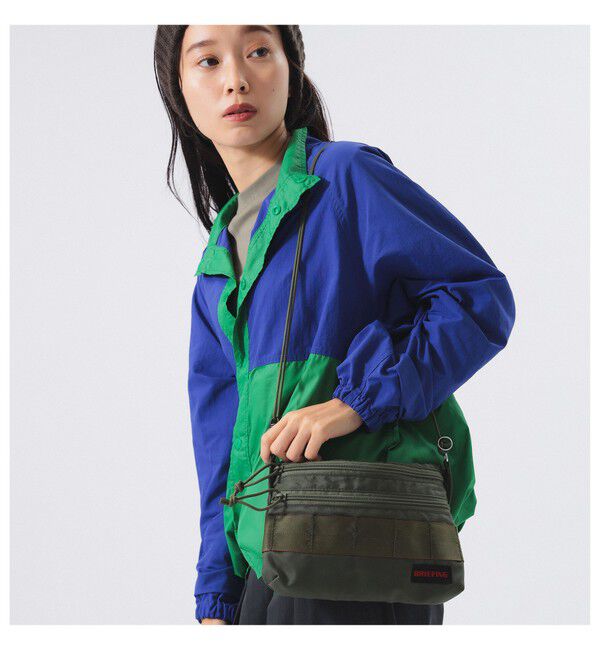 BEAMSBOY「【別注】BRIEFING / SACOCHE」|ショルダー・メッセンジャー|OLIVE