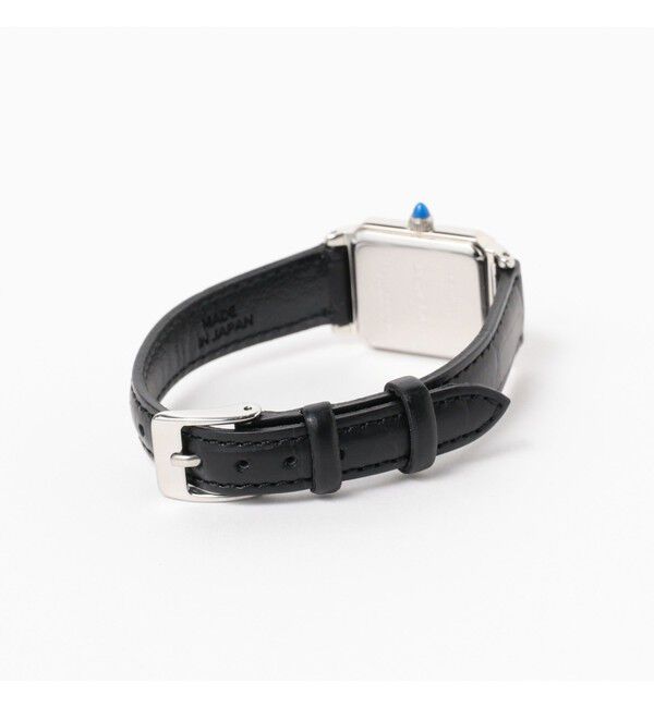 Demi-Luxe BEAMS 「スクエア 型押レザー 腕時計Ⅱ」|腕時計|