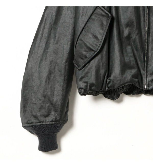 Demi-Luxe BEAMS 「ATON / ナイロン ショート MA-1 ブルゾン」|ブルゾン・スタジャン|
