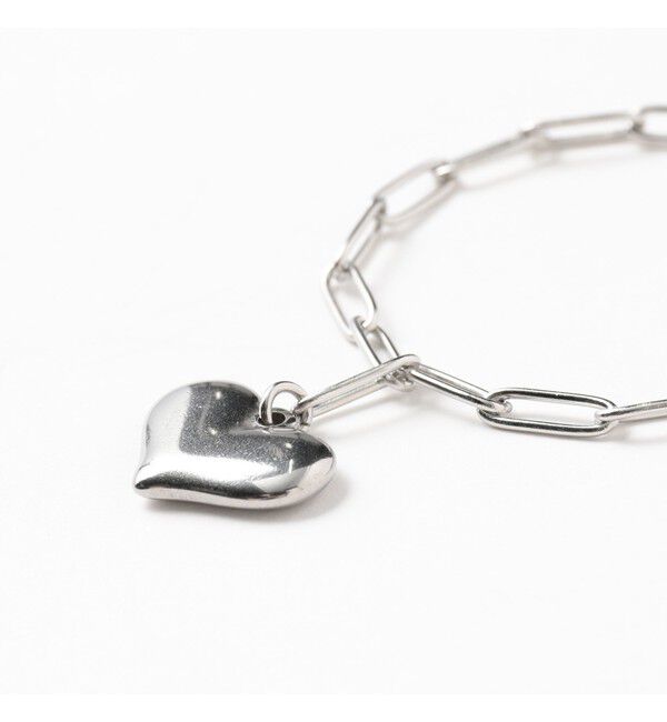 Ray BEAMS 「ハート クリップ チャーム ブレスレット」|ブレスレット・バングル|