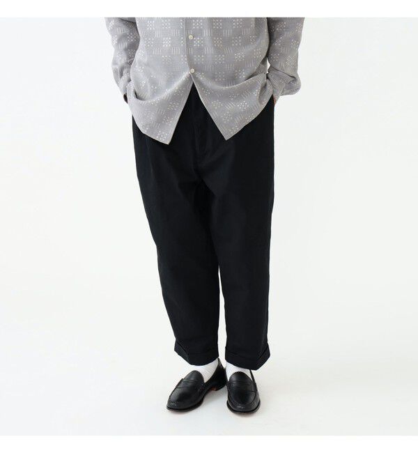 BEAMS PLUS「2 Pleats Twill」|その他|BLACK