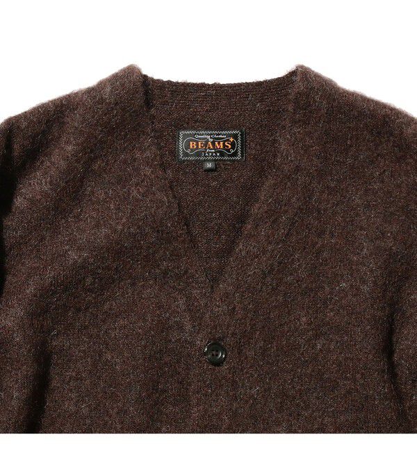 BEAMS PLUS「ストレッチ モヘヤ カーディガン」|ニット・セーター|