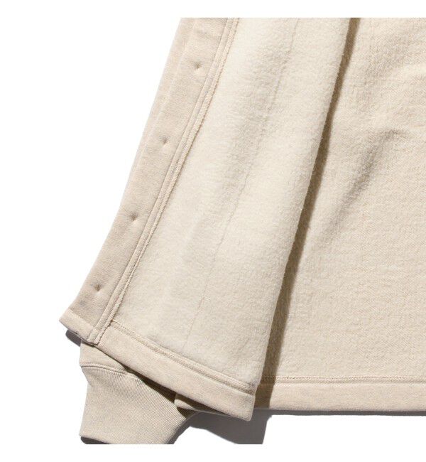 BEAMS PLUS「レイズドバック スウェット Vネック カーディガン」|スウェット・ジャージ|