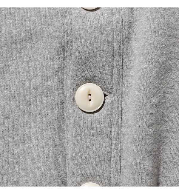 BEAMS PLUS「レイズドバック スウェット Vネック カーディガン」|スウェット・ジャージ|