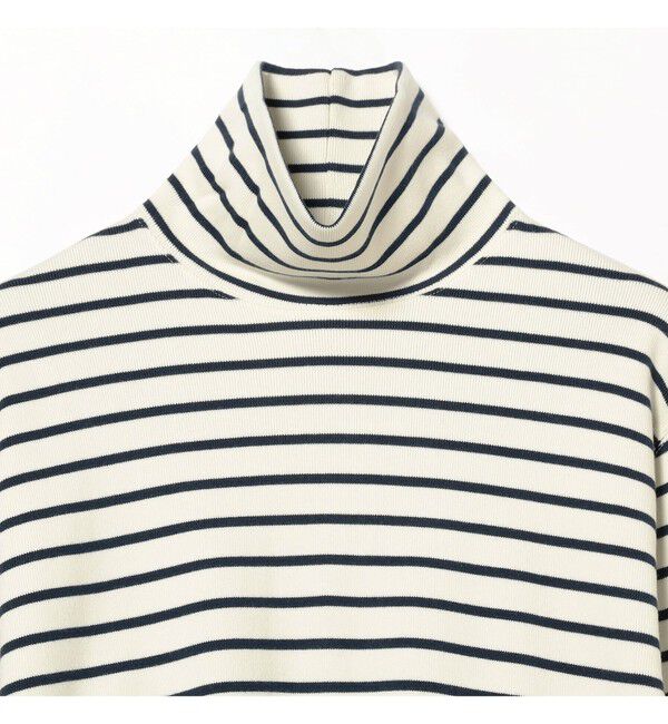BEAMS PLUS「フライス ストライプ ハイネック」|Tシャツ・カットソー|