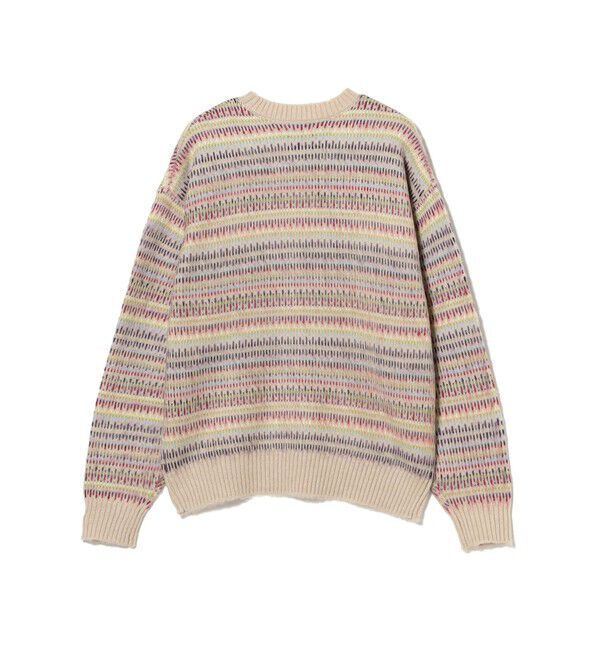 BEAMS「5ゲージ マルチジャガード シャギーニット」|ニット・セーター|