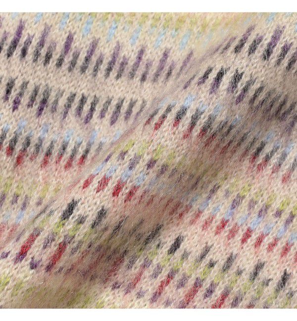 BEAMS「5ゲージ マルチジャガード シャギーニット」|ニット・セーター|