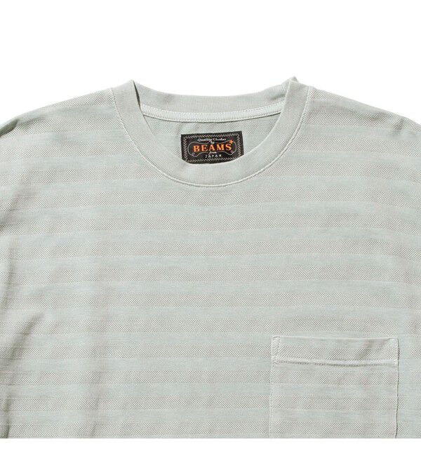 BEAMS PLUS「Pocket Tee Pique Garment Dye」|Tシャツ・カットソー|
