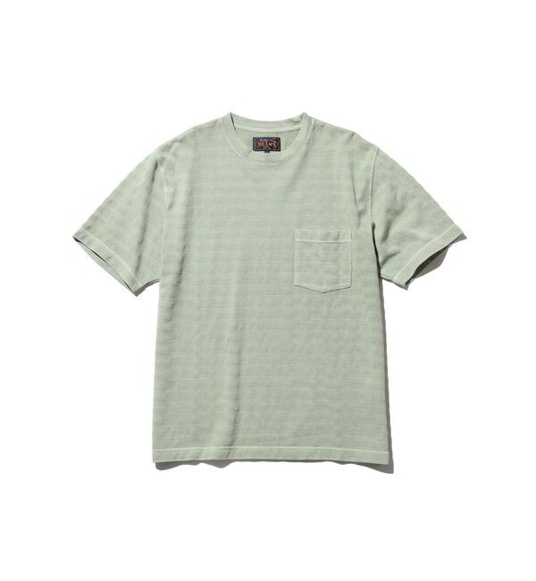 BEAMS PLUS「Pocket Tee Pique Garment Dye」|Tシャツ・カットソー|MINT.GRN