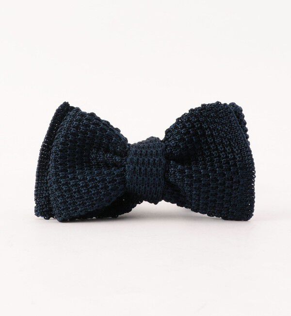 SHIPS「SHIPS: CANEPAファブリック ニット 蝶ネクタイ」|ネクタイ・蝶ネクタイ|ネイビー