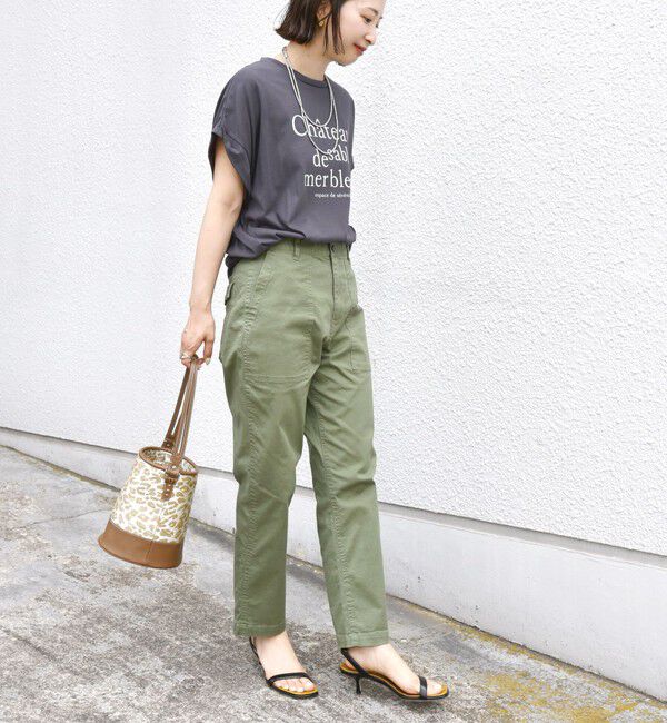 SHIPS for women「【WEB限定】ストレッチ ベーシック ベイカー パンツ」|その他|