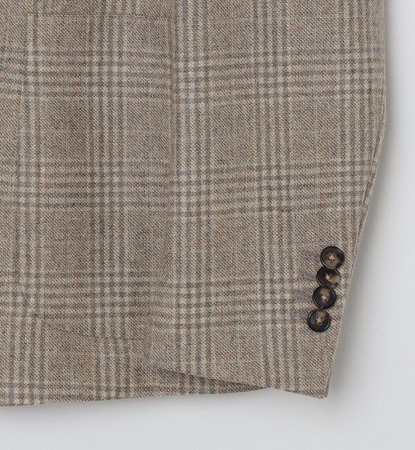 SHIPS「BREUER: ウール フランネル チェック ジャケット」|テーラードジャケット|