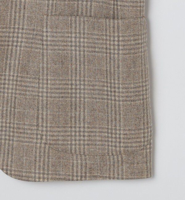 SHIPS「BREUER: ウール フランネル チェック ジャケット」|テーラードジャケット|