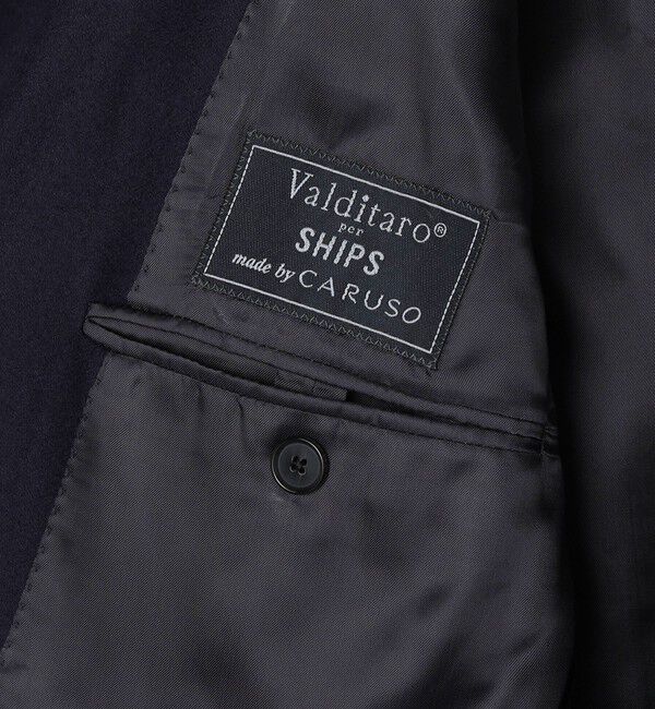 SHIPS「VALDITARO: 6ボタン ダブルブレスト フランネル ブレザー」|テーラードジャケット|