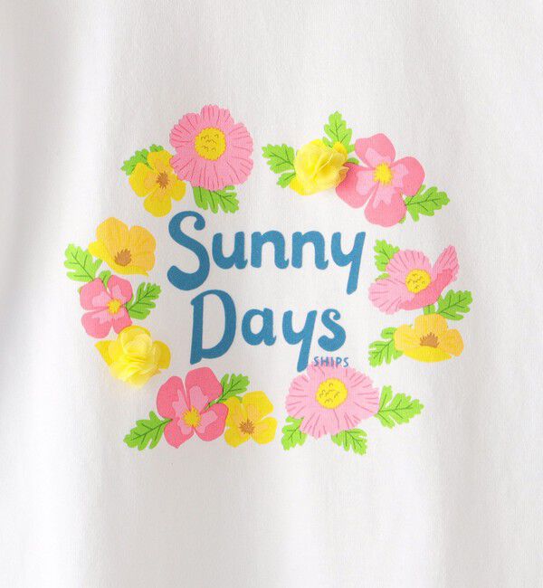 SHIPS KIDS「SHIPS KIDS:140～150cm / サニーデイズ プリント 長袖 TEE」|Tシャツ・カットソー|