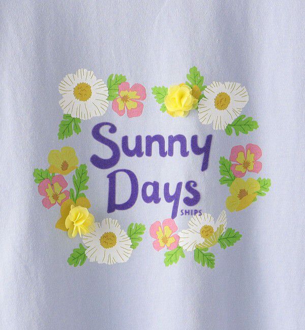 SHIPS KIDS「SHIPS KIDS:140～150cm / サニーデイズ プリント 長袖 TEE」|Tシャツ・カットソー|