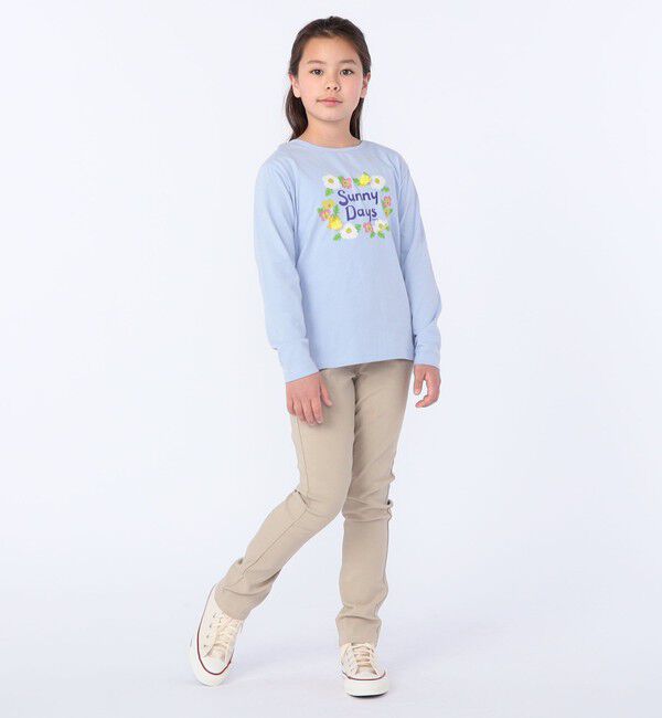 SHIPS KIDS「SHIPS KIDS:140～150cm / サニーデイズ プリント 長袖 TEE」|Tシャツ・カットソー|
