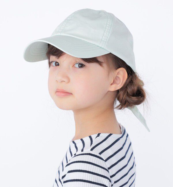 SHIPS KIDS「SHIPS KIDS:〈吸水速乾〉リボン キャップ」|キャップ・キャスケット|ミント