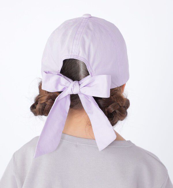 SHIPS KIDS「SHIPS KIDS:〈吸水速乾〉リボン キャップ」|キャップ・キャスケット|