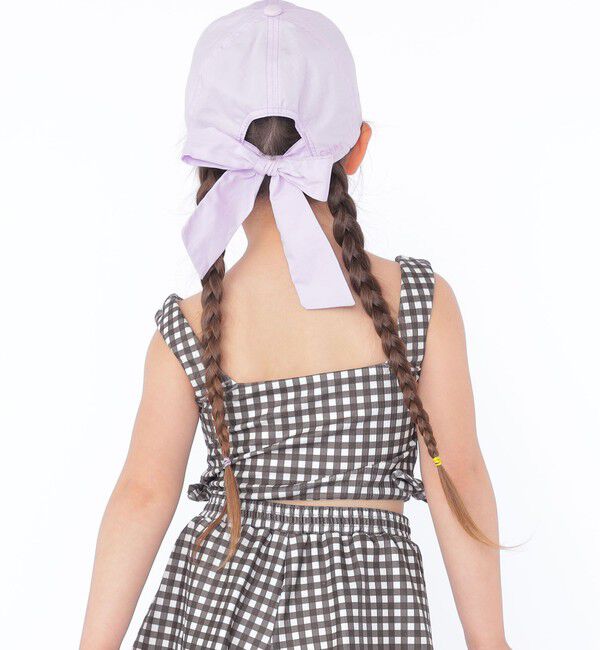 SHIPS KIDS「SHIPS KIDS:〈吸水速乾〉リボン キャップ」|キャップ・キャスケット|