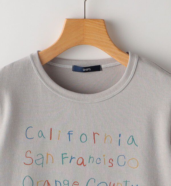 SHIPS KIDS「SHIPS KIDS:110～140cm / PlaX エコ プリント TEE」|Tシャツ・カットソー|