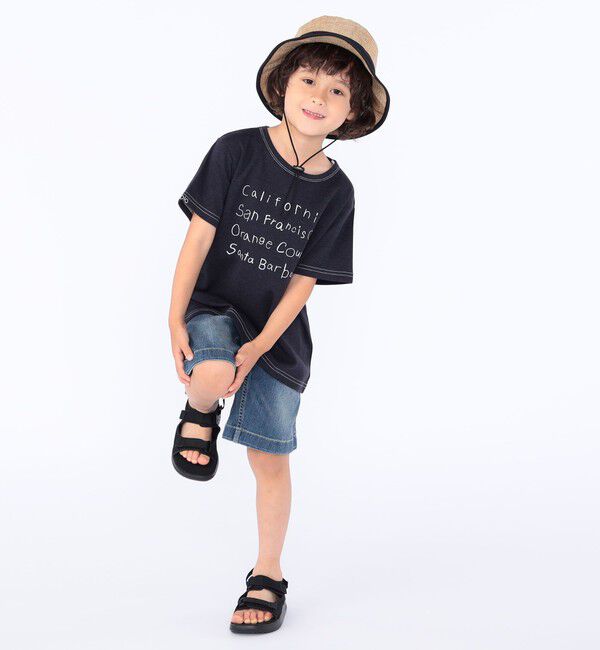 SHIPS KIDS「SHIPS KIDS:110～140cm / PlaX エコ プリント TEE」|Tシャツ・カットソー|