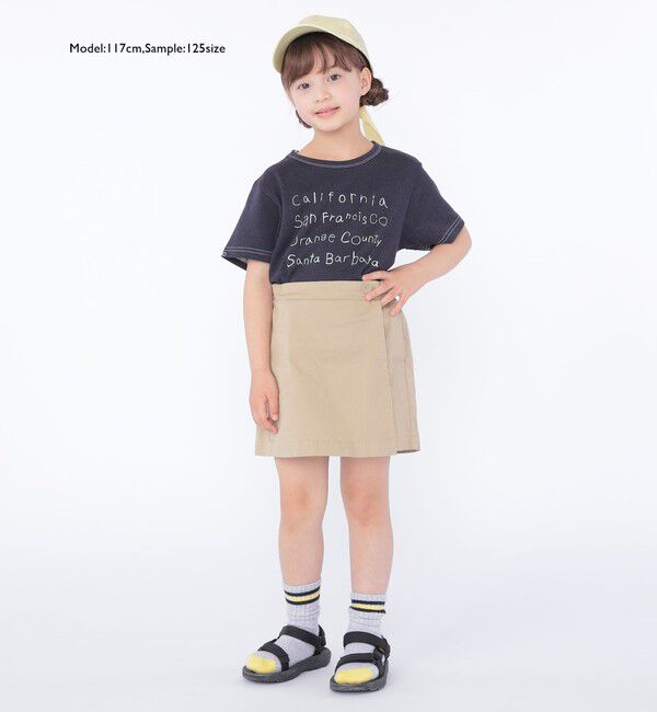 SHIPS KIDS「SHIPS KIDS:110～140cm / PlaX エコ プリント TEE」|Tシャツ・カットソー|