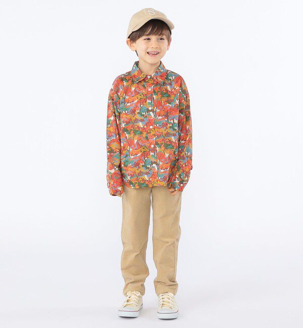 SHIPS KIDS「SHIPS KIDS:100～130cm / コンフォータブル 長袖 シャツ」|シャツ・ブラウス|
