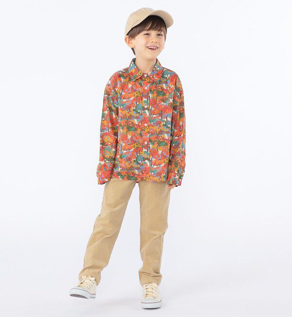 SHIPS KIDS「SHIPS KIDS:100～130cm / コンフォータブル 長袖 シャツ」|シャツ・ブラウス|