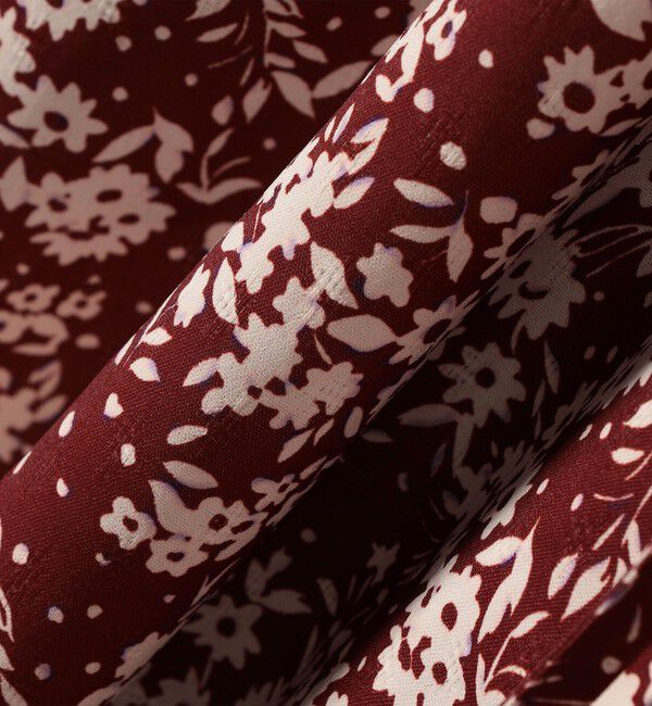 SHIPS Colors 「SHIPS Colors:〈洗濯機可能〉フラワープリント シャツ ワンピース」|ワンピース|