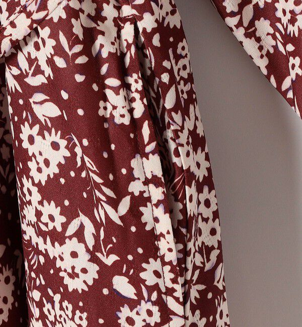 SHIPS Colors 「SHIPS Colors:〈洗濯機可能〉フラワープリント シャツ ワンピース」|ワンピース|