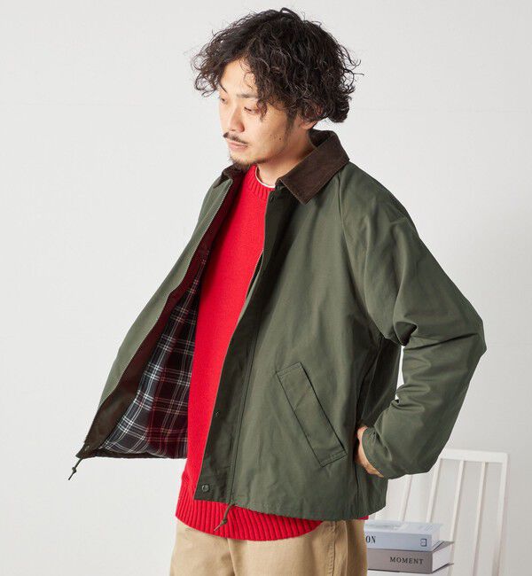 SHIPS any「【SHIPS any 別注】Bollington: ショート ハンティングジャケット」|ブルゾン・スタジャン|