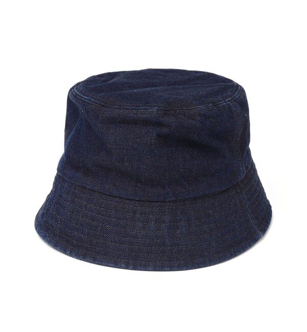 SHIPS KIDS「ARCH&LINE:オーガニック コットン DENIM BUCKET HAT」|ハット|ダークブルー