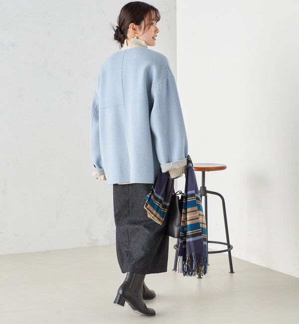 SHIPS for women「リサイクル ウール混 ポケット タイト スカート」|スカート|