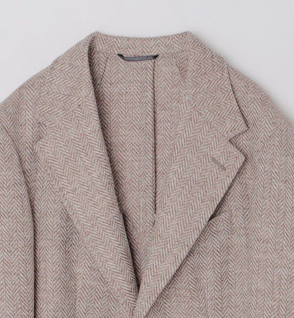 SHIPS「【SHIPS別注】Errico Formicola: ツイード ヘリンボーン ジャケット」|テーラードジャケット|