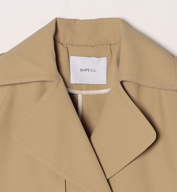 SHIPS any「SHIPS any: 〈洗濯機可能〉ショート トレンチ コート」|トレンチコート|