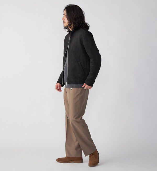 SHIPS「SHIPS: ポリエステル フェイクスエード シングル ライダース」|その他|