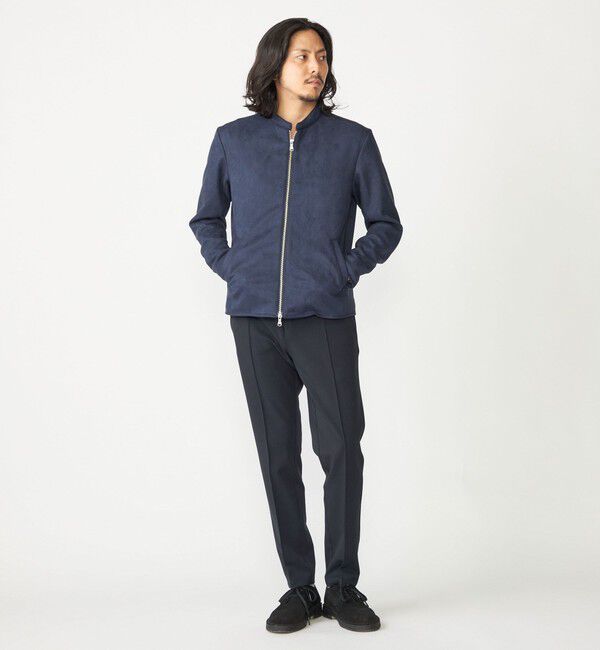 SHIPS「SHIPS: ポリエステル フェイクスエード シングル ライダース」|その他|