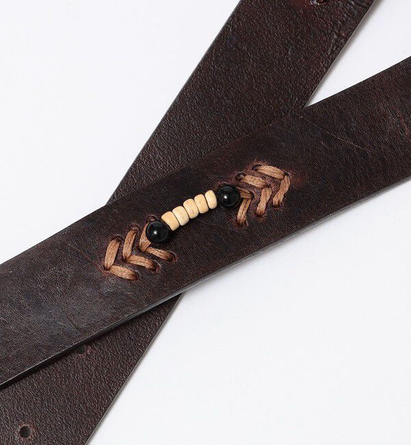 SHIPS「Andrea D'AMICO: ビンテージ ビーズ エンブロイダリー ベルト」|ベルト|