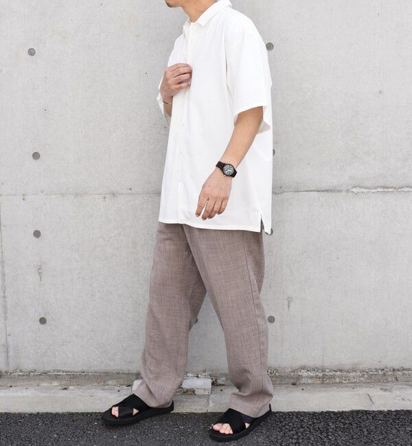 SHIPS any「SHIPS any: バンブー レーヨン ルーズ ハーフスリーブ シャツ ［BRIOS］◇」|シャツ・ブラウス|