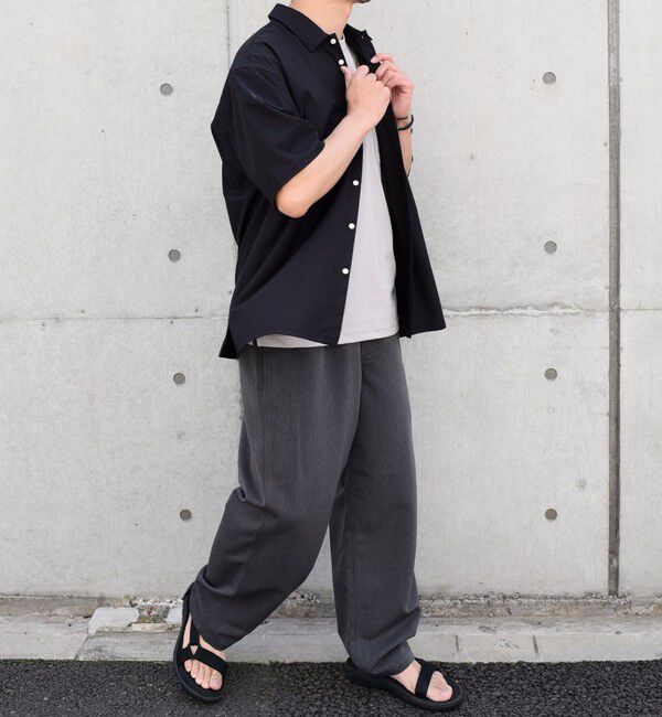 SHIPS any「SHIPS any: バンブー レーヨン ルーズ ハーフスリーブ シャツ ［BRIOS］◇」|シャツ・ブラウス|