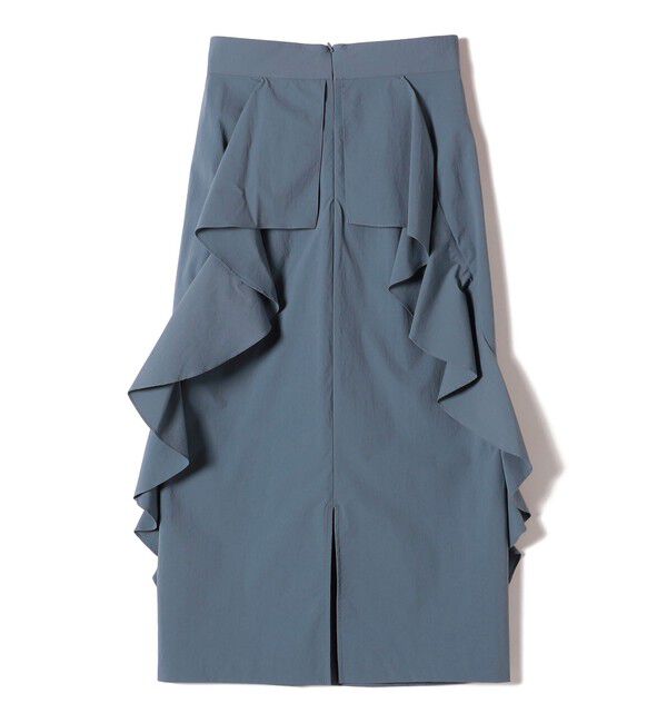 SHIPS for women「【WEB限定】〈手洗い可能〉ドライ ストレッチ ワッシャー 3WAY フリル スカート」|スカート|